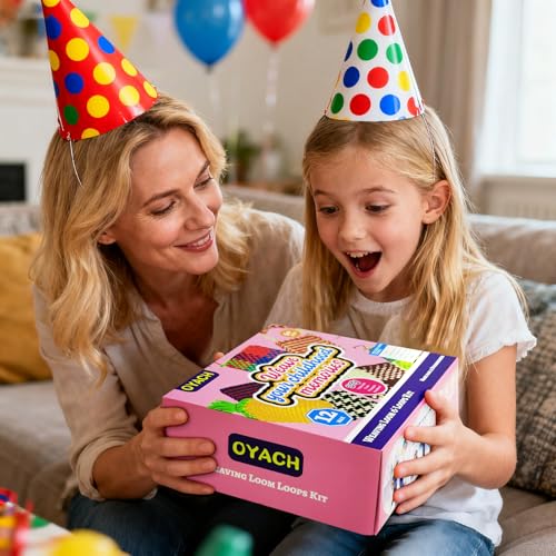 OYACH 7inch Cotton Potholder Metal Weaving Loom Loop,440 Potholder Loom Kit - color: Weaving Loom Kits
