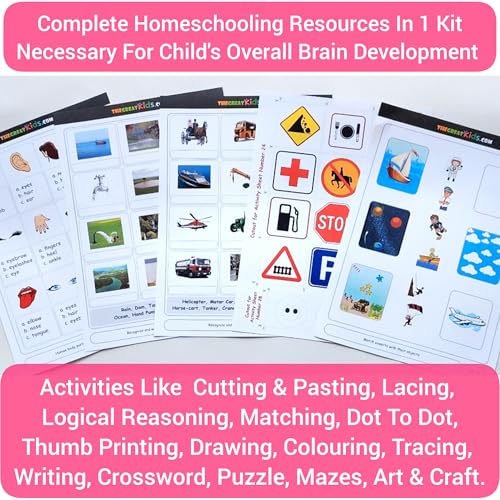 250 Homeschooling Activity Workbook for 7, 8, 9 Year Kid, English, Maths, Science, Handwriting Practice, Pencil Control, Early Learning, Toddler, Pre K, Kindergarten, Montessori Curriculum - style: 6-9 Years
