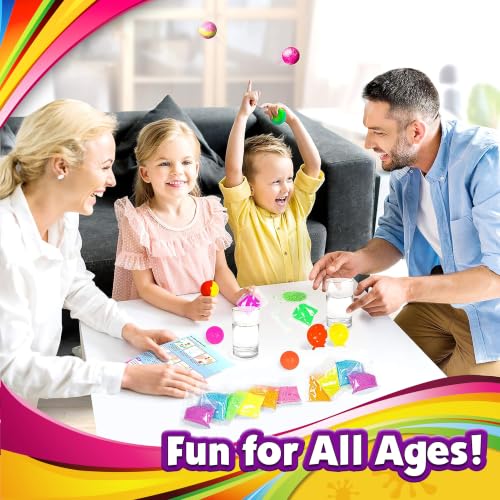 Creative Kids DIY Magic Bouncy Balls - 12 Cup Party Pack, STEM Science Toys - color: 12-Pack Edition