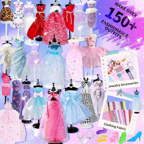 MPQMPQ 1000+ PCS Fashion Designer Kits for Girls Age 6 7 8 9 10 11 12+