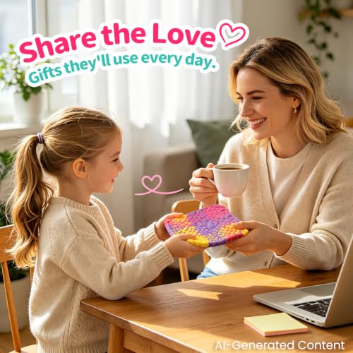 morwant Weaving Loom Kit for Kids, Craft Kit for Girls 6-12, Potholder Loom - color: Mint Green