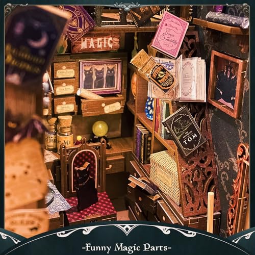 Fsolis Book Nook Kit, Booknook Halloween (Magic Pharmacist) - color: Magic Pharmacist