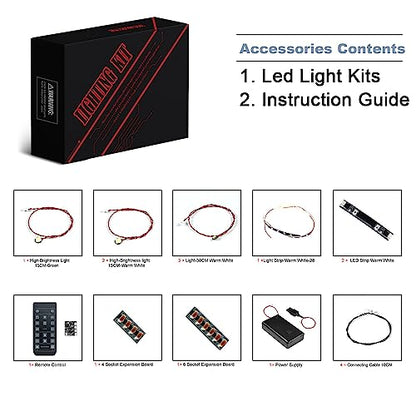 BrickBling LED Light Compatible with Lego Heartlake City Community Kitchen - style: RC Version Light
