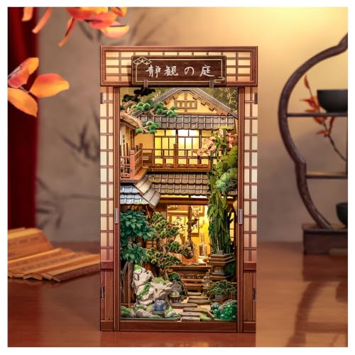Fsolis Japanese Book Nook Kit Zen Garden - color: Serene Courtyard