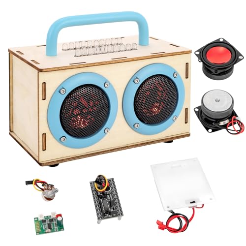 STEM Projects Build Bluetooth Speaker Kit for Kids & Adults Age 8-12 - color: Blue