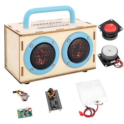 STEM Projects Build Bluetooth Speaker Kit for Kids & Adults Age 8-12 - color: Blue