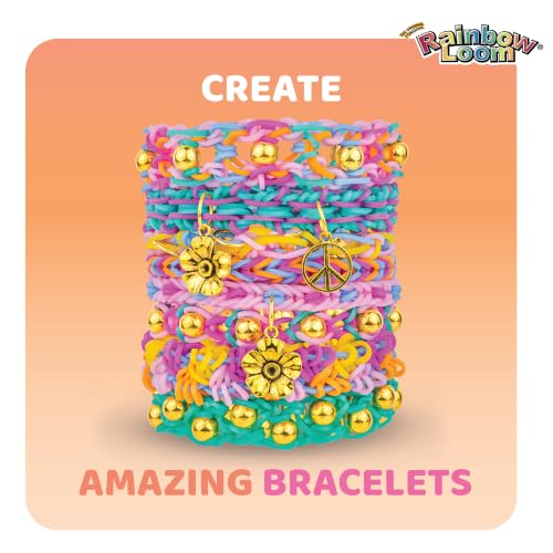 Rainbow Loom LoomiLoom Tropical Vibes Rubber Band Bracelet Kit, 600pc