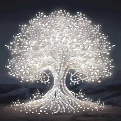 Diamond Art Painting Kits for Adults,Tree of Life Special Shape Gem Art Kit - color: YP081