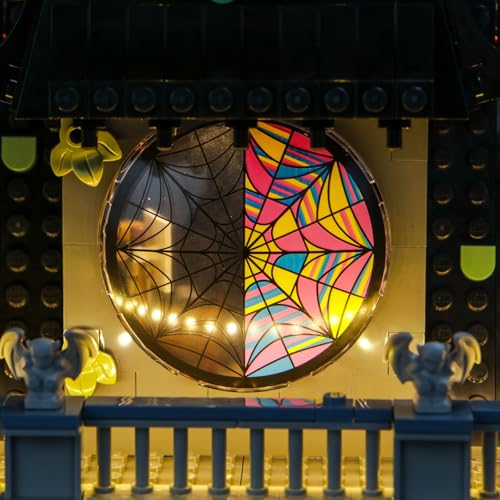 Upgraded Led Light Kit Compatible with Lego Wednesday & Enid's Dorm Room Building Set, Lights Decoration Compatible with Lego 76781 (Model Not Included) - style: Classic Version