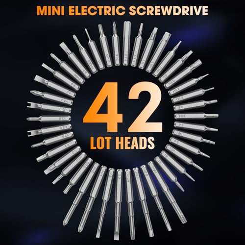 Mini Electric Screwdriver,Cordless Precision Small Screwdriver Set