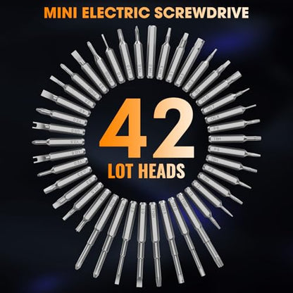 Mini Electric Screwdriver,Cordless Precision Small Screwdriver Set