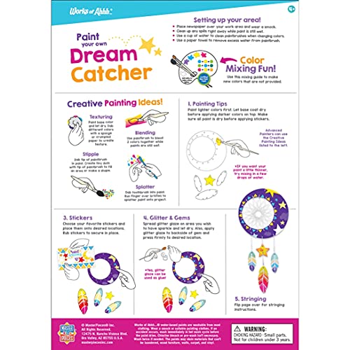 Works of Ahhh... Craft Set - Dream Catcher Classic Wood Paint Kit - style: Dream Catcher