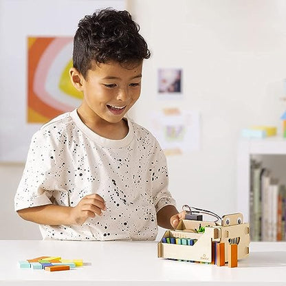 KiwiCo Domino Machine STEM Toy - Automatic Chain Reaction Builder, Ages 9+ - size: 7.5 inches x 11 inches x 3.38 inches