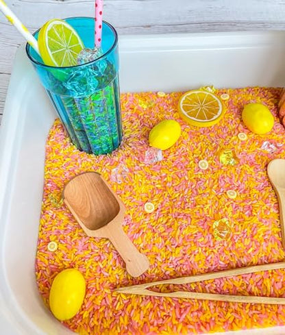 Kids Sensory Bins Montessori Sensory bin, Sensory Toys, Sensory Bins, Sensory Bin for Preschoolers (Lemonade)