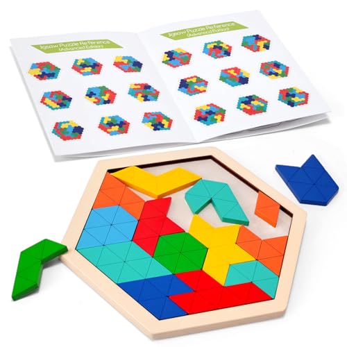 3 Otters Wooden Puzzle, with Guide Book - size: Medium