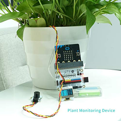 ELECFREAKS microbit Tinker Kit Sensor Stater Kit with 35+ Projects DIY Programming with Basic Coding Electronics Modules and Wiki Tutorial(Without Micro:bit)