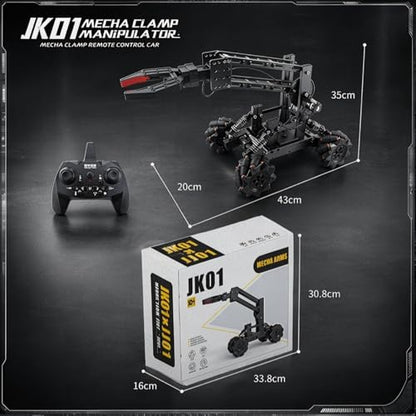 Robotic Arm & Robot Kits for Kids, Diophso STEM RC Car Engineering Building Set, DIY Toys for Boys Ages 8-14, Remote Control Science Educational Gifts