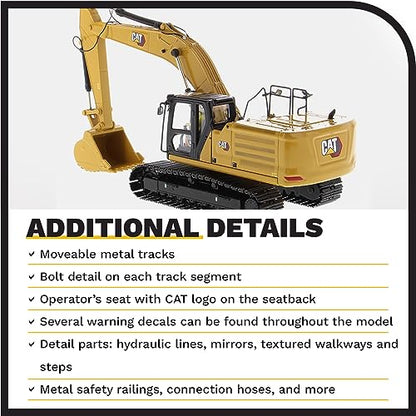 Diecast Masters 1:50 Caterpillar 336 Next Generation Hydraulic Excavator Model Toy
