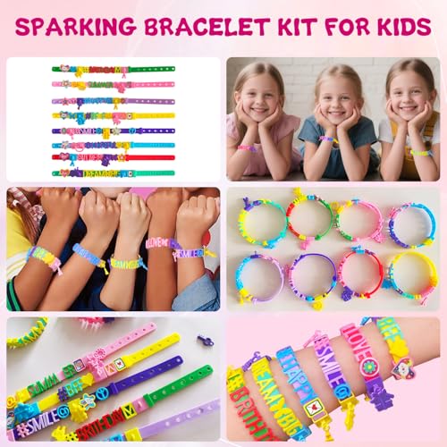 Friendship Bracelet Kit, DIY Jewelry Making Kit for Girl Ages 5-12 - color: Vibrant