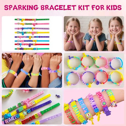 Friendship Bracelet Kit, DIY Jewelry Making Kit for Girl Ages 5-12 - color: Vibrant