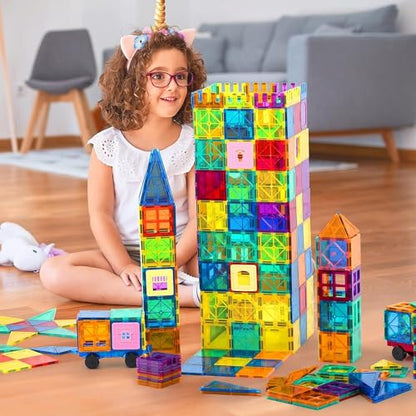 Anbalulu Magnetic Building Tiles,Magnetic Toys for Boys and Girls - size: 30PCS