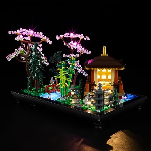 LIGHTAILING Light for Lego- 10315 Tranquil-Garden - Led Lighting Kit Compatible with Lego Building Blocks Model - NOT Included The Model Set - style: (Only Light) 10315 Tranquil Garden
