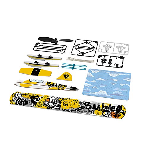 PLAYSTEM Rubber Band Aeroplane Seaplane STEM Kit - color: Seaplane