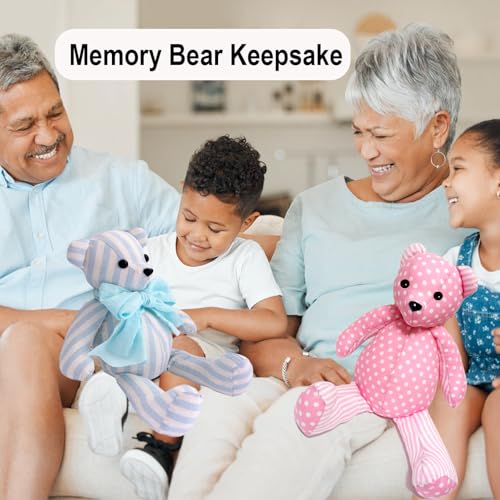 12 Inch Memory Bear Patterns Templates for Sewing, Beginner Friendly Teddy Bear Patterns with Instruction, Safety Eyes Noses, Pins (12 Inch) - size: 12 inch