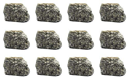 EISCO 12PK Raw Andesite, Igneous Rock Specimens - Approx. 1" - Geologist Selected & Hand Processed - Great for Science Classrooms - Class Pack