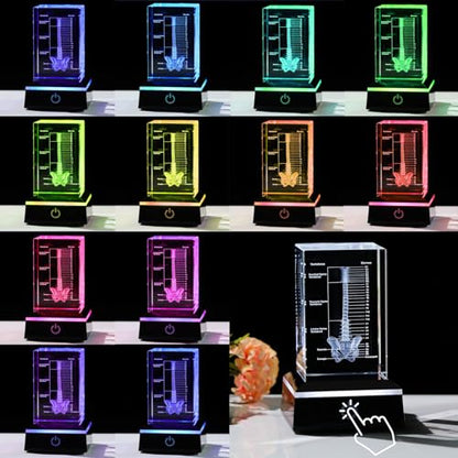 Movdyka 3D Crystal Human Spine Skeleton Model with Nerves Vertebra - color: Spine