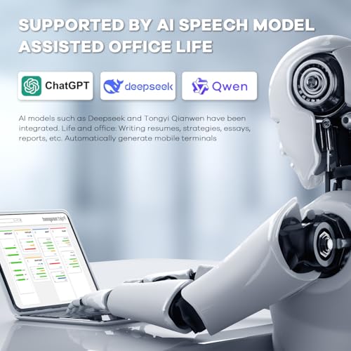 LAFVIN AI Chatbot Kit for ESP32-S3, Preloaded OpenAI & Deepseek Voice Assistant Projects, Voice Wake-up & Real-time Interruption, Suitable for Learning AI and IoT Projects.