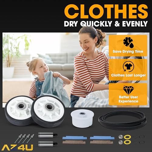 AZ4U Dryer Repair Kit For Maytag Neptune MDE6000AYW MDE5500AYW