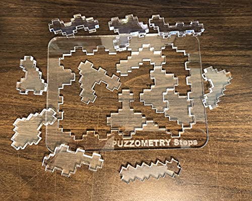 Puzzles (Puzzometry Steps) - Puzzometry: The Hardest Puzzle You'll Never Solve. Brainteaser, Logic Puzzle, Brain Teaser. Try All Seven Varieties of Puzzometry! - style: Puzzometry Steps