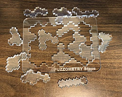 Puzzles (Puzzometry Steps) - Puzzometry: The Hardest Puzzle You'll Never Solve. Brainteaser, Logic Puzzle, Brain Teaser. Try All Seven Varieties of Puzzometry! - style: Puzzometry Steps