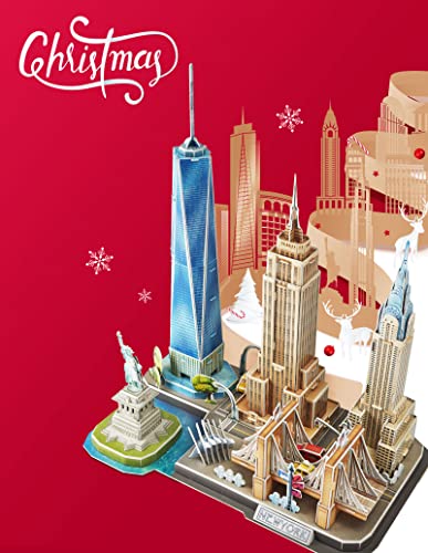 CubicFun 3D Puzzles for Kids Ages 8-10 - New York City - color: New York