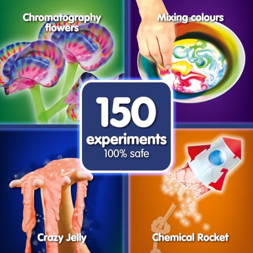 Science4you Super Science Kit for Kids 6-8 - Discover 150 Science Experiments, Chemistry Set, Science Gifts for Kids 8-12