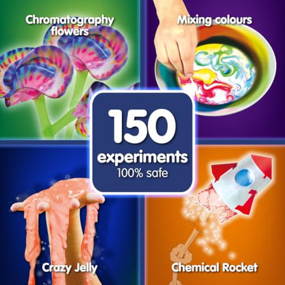 Science4you Super Science Kit for Kids 6-8 - Discover 150 Science Experiments, Chemistry Set, Science Gifts for Kids 8-12