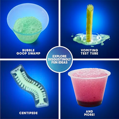 Discovery Creepy Science Lab - 28 Experiments Science Kit| Slime, Boogers, Brain Dissection| STEM Learning Toy| Glow in the Dark Chemistry Set| Kids Educational Activity| Gift for Boys Girls| Ages 8+ - size: 28 Experiments