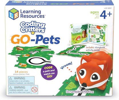 Learning Resources Coding Critters Go Pets Scrambles the Fox Coding Robot - style: Scrambles the Fox