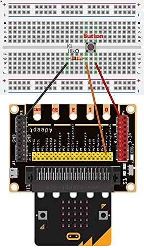 Adeept BBC Micro:bit Starter Kit | Include Microbit Controller V2 | Electronic microbit Starter Kit for Micro:bit with 31 Projects Tutorial Book PDF