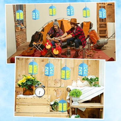 Simgoing 12 Sets Firefly Crafts Camping Vbs Firefly Tissue Paper Craft Kit - style: Firefly