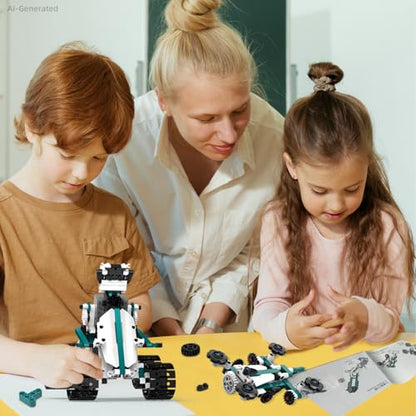 12 in 1 Robot Building Set with RC & APP for Boys Kids Age 8-14 - color: 12in1 Robot