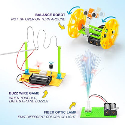 11 Set STEM Toy for Age 8-13 10-12, Robot Building Science Kit for Boy Gift