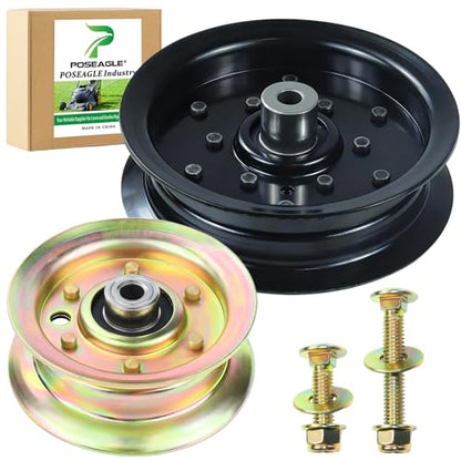 532196106 Idler Pulley with 532177968 Pulley for YTH22V46 Mowers - size: 1x196106+1x177968