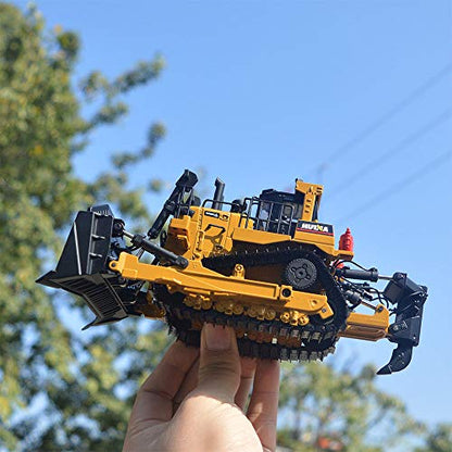 Ailejia 1/50 Scale Diecast Truck Alloy Models Bulldozer Vehicle Construction Vehicle Model Engineering Car Toy boy Gift (Bulldozer) - color: Timber Grab