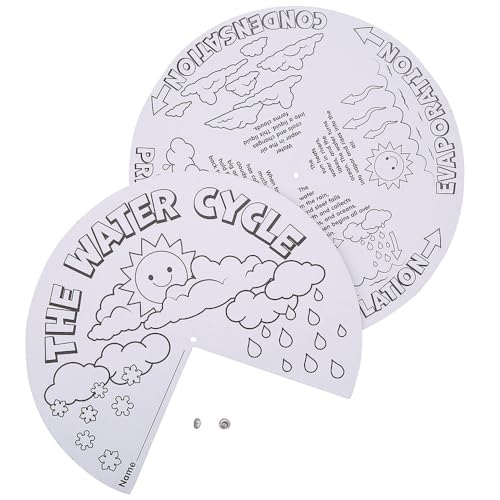 Fun Express Color Your Own Water Cycle Wheels - 12 Pc