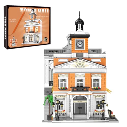 City Hall Architecture Mini Building Sets for Adults 1780pcs - style: Mini City Hall