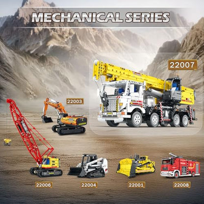Reobrix Crane Building Block Set 22007 Remote Control Crane Model