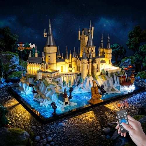 BrickSoul RC Light Kit for LEGO Hogwarts Castle 76419 Set, Lights Only - size: 76419 Premium Remote Light Kit