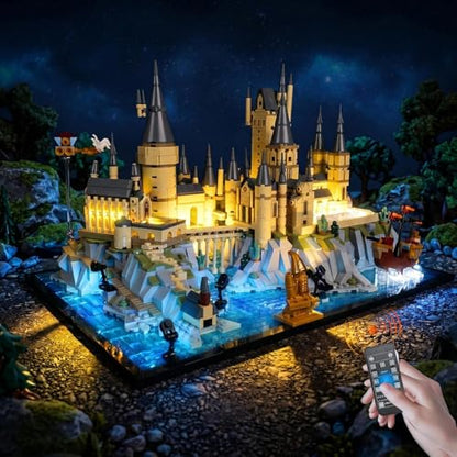 BrickSoul RC Light Kit for LEGO Hogwarts Castle 76419 Set, Lights Only - size: 76419 Premium Remote Light Kit